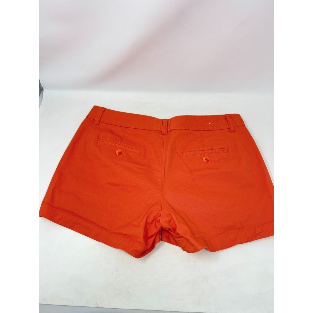 Khakis by Gap Womens Size 8 Orange Cotton Shorts Pockets - Picture 8 of 9